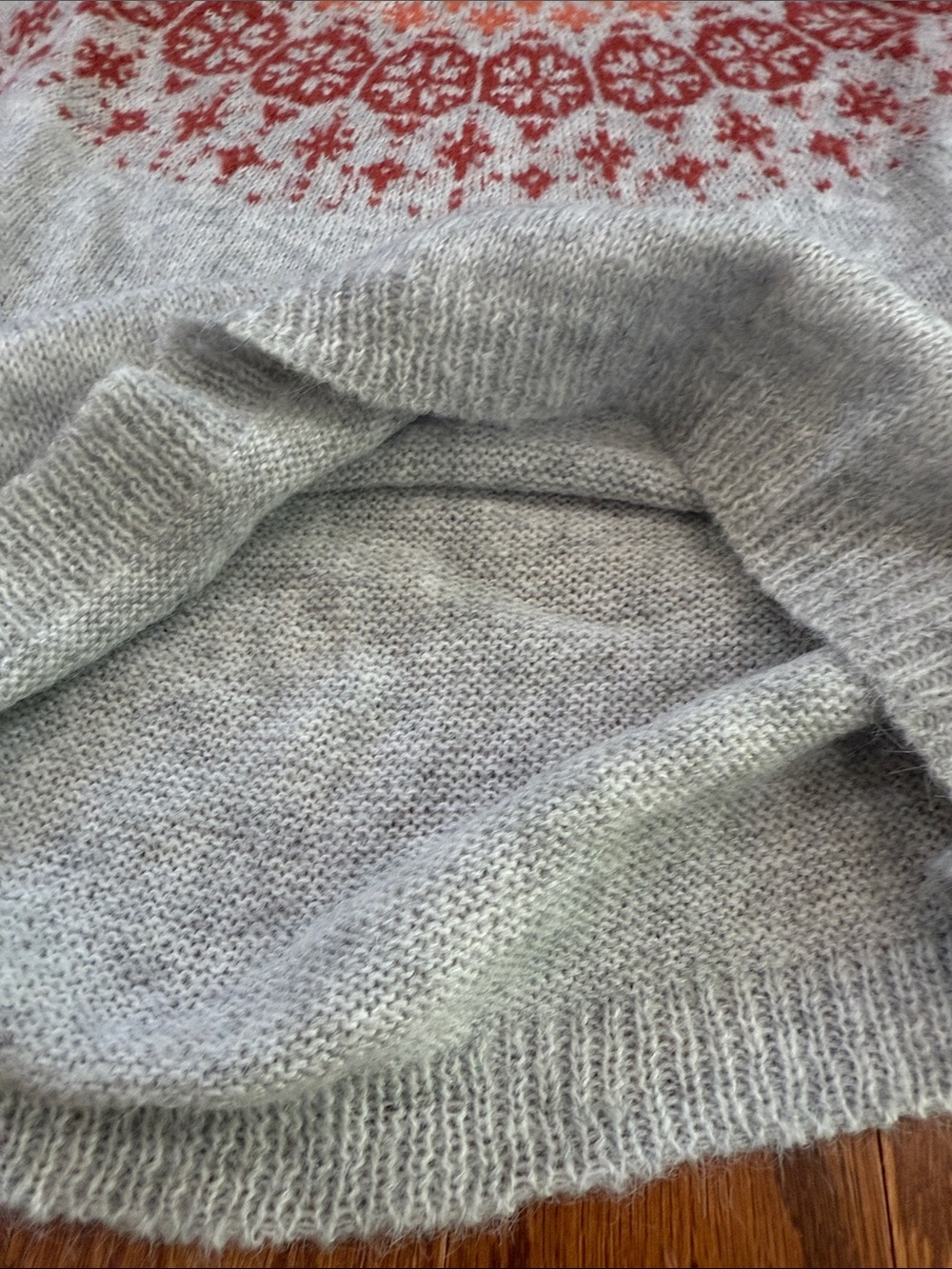 NWT Fair Isle Sweater Nordic Cozy Winter Soft Knit Pullover - Picture 13 of 14